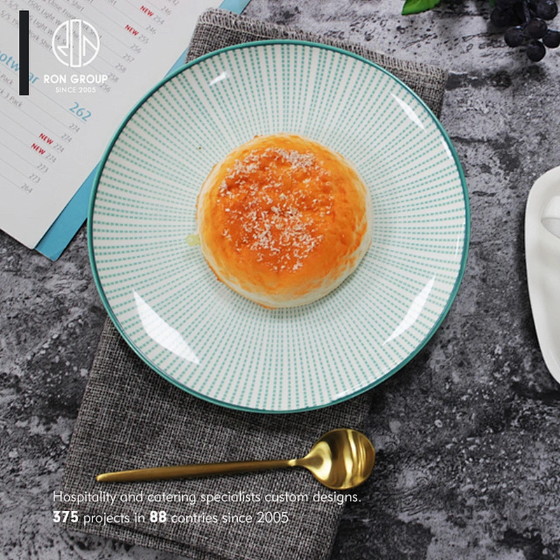 Home basic ceramic cheap and decorative plates