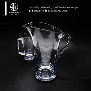 Restaurant hotel heat resistant 1.8L plastic water pitcher with handle