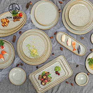 High feet  7inch ceramic fruit salad plates ceramic flower dinner plate