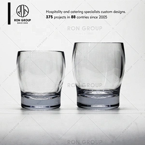 Wholesale Bar Restaurant Party Portable Lightweight Glass Cup