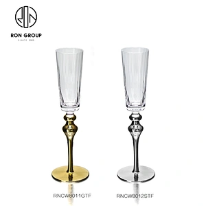 Luxury Wedding Creative Wholesale Wine Glass Crystal Champagne Goblet Glass