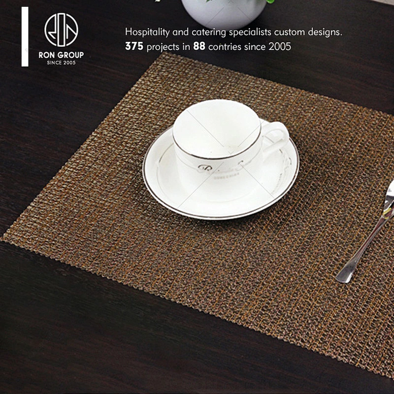 Standard heat resistant restaurant pvc dining table mat