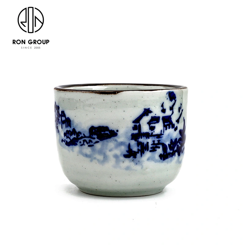 Wholesale Custom Drinkware Coffee Cheap Ceramic Tea Cups  Without Handle