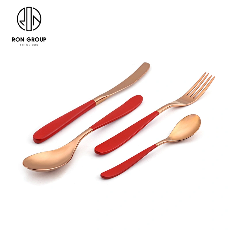 Hot Dinner Set 4pcs Stainless Steel Wedding Gift Set Tableware
