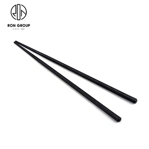 Hot Sale Hotel Restaurant Hexagonal Style Black Color Japanese design chopsticks
