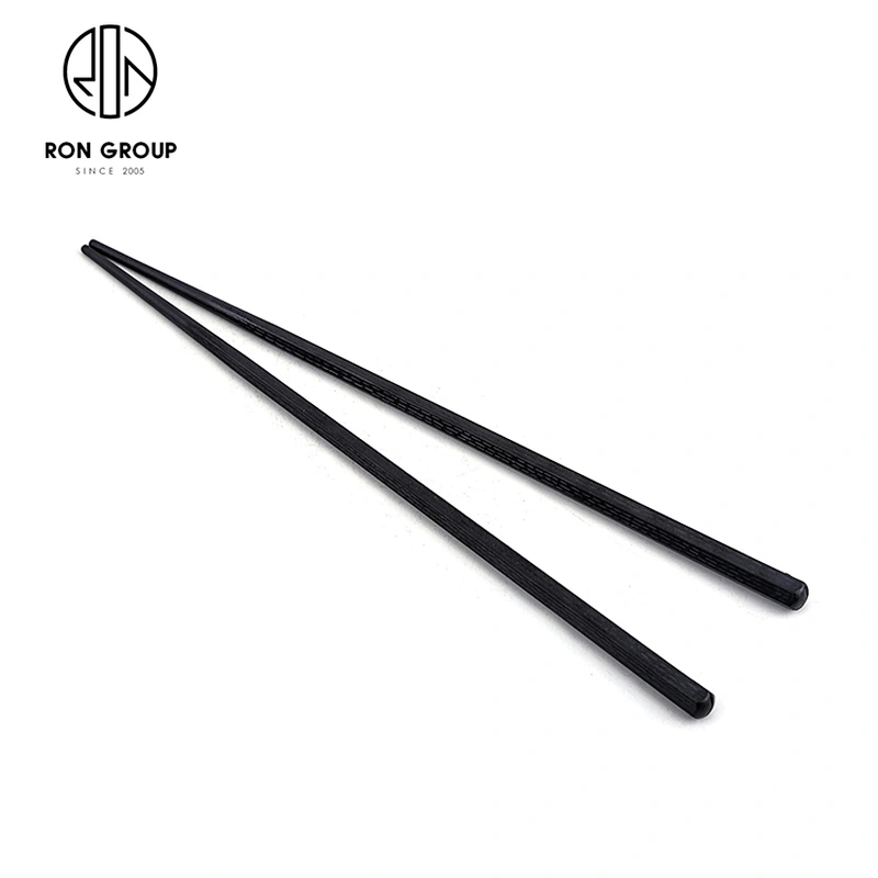 Hot Sale Hotel Restaurant Hexagonal Style Black Color Japanese design chopsticks