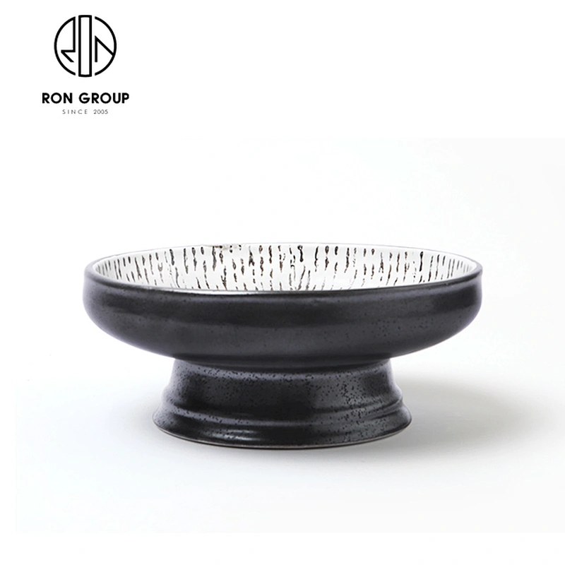 Japanese Creative Ceramic Tableware  Rice Bowl 7.5 Inch High Foot Bowl