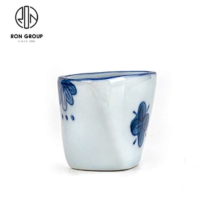 Wholesale Restaurant Japanese Style Porcelain Tea Water Ceramic Tea Cups