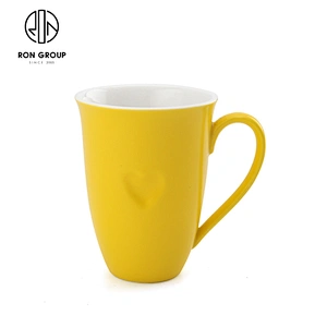Custom Porcelain Mug Recyclable Ceramic Coffee Cup With Handle