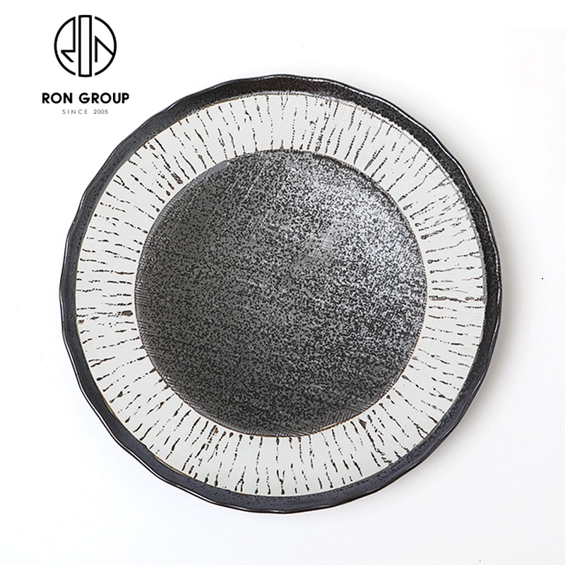High Quality  Tableware Hotel Ceramic 10 Inch Dessert Porcelain Plate