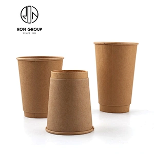 Wholesale Custom Logo Disposable Craft Single Wall Paper Cups