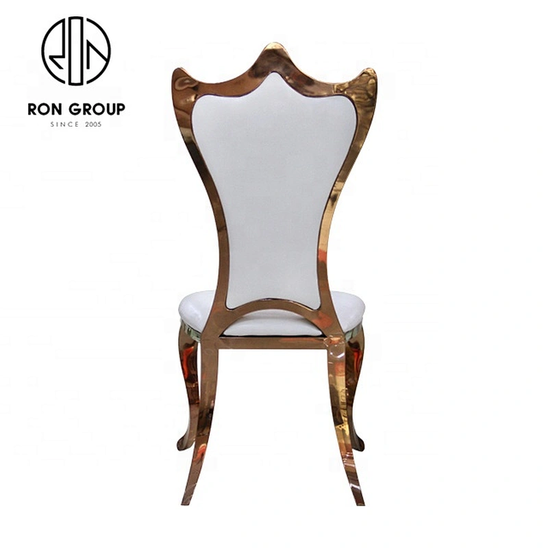Modern Customized Beautiful Stainless Steel Dining Chair For Banquet