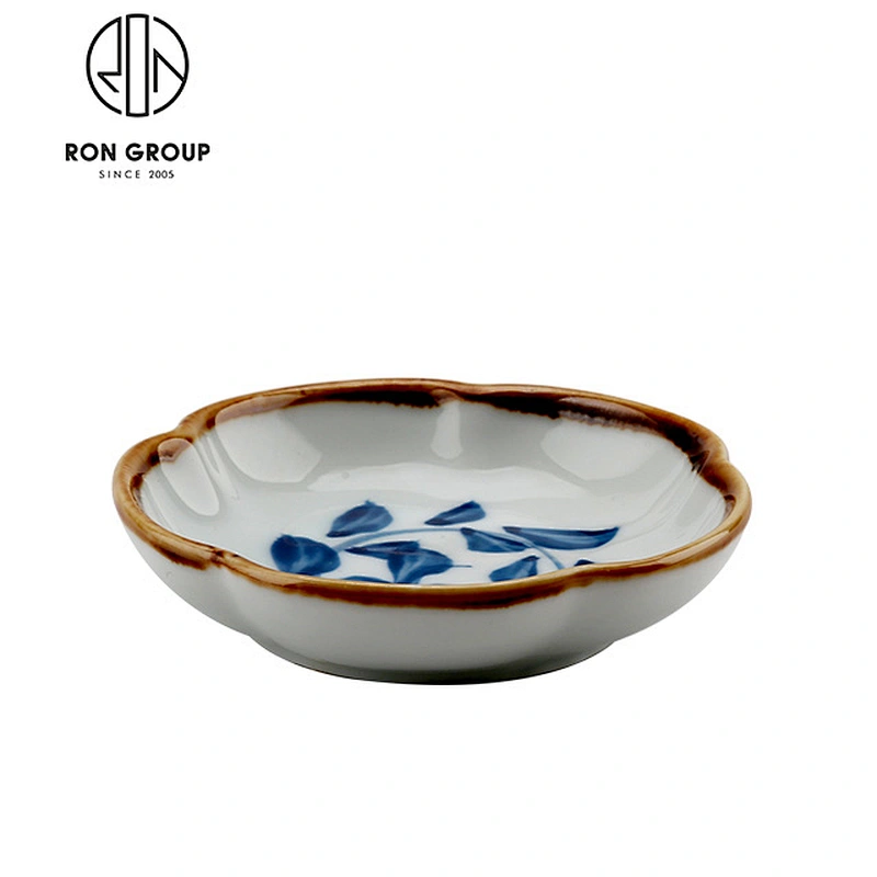Wholesale 4 Inch Square Ceramic Soy Sauce Plate