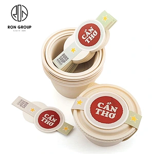 Customized Disposable Cornstarch Corn Take Away Food Packing Bowl Box