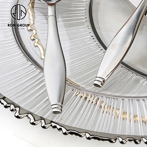 Western Style Stainless Steel Plated Restaurant Wedding Tableware Party