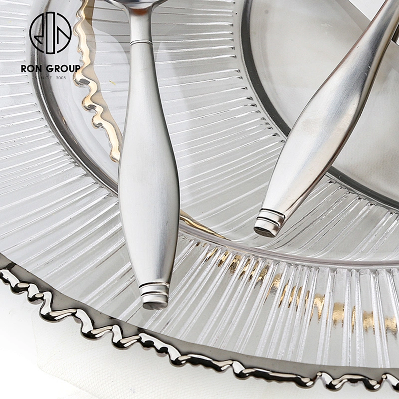 Western Style Stainless Steel Plated Restaurant Wedding Tableware Party