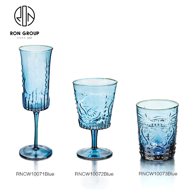 Best Selling Wedding Drinkware Crystal Grey/Blue/Pink Champagne Glass