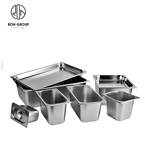 Restaurant  kitchenware supplier Stainless Steel Gastronorm Food Container Gn Pan with lids