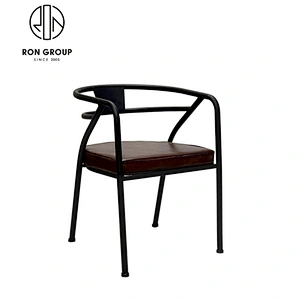 Hot Sale Coffee Shop PU Leather Dining Chair