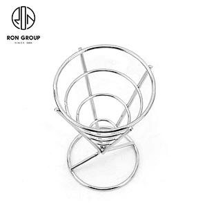 Hotel Restaurant Kitchen Small Size Stainless Steel Metal Wire French Fry Stand