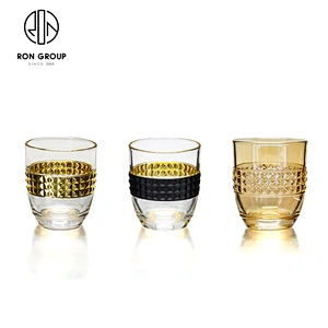 Retro Glassware Juice Cup Cheap Crystal Transparent Whisky Water Glass