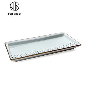 restaurant supplier Irregular shape dish ceramic salad plate