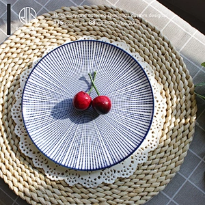 Porcelain tableware ceramic dinner plate