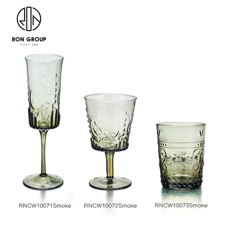 Best Selling Wedding Drinkware Crystal Grey/Blue/Pink Champagne Glass