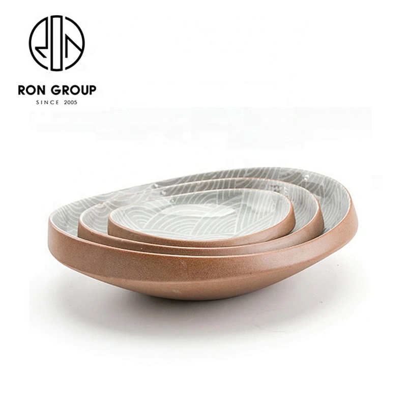 Good Quality High End Portable Large Salad Bowl Ceramic