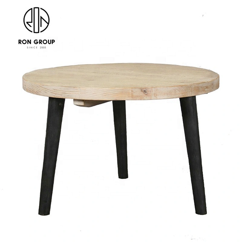 Customized Fashion Durable Wooden Hotel Dining Round Table For Sale