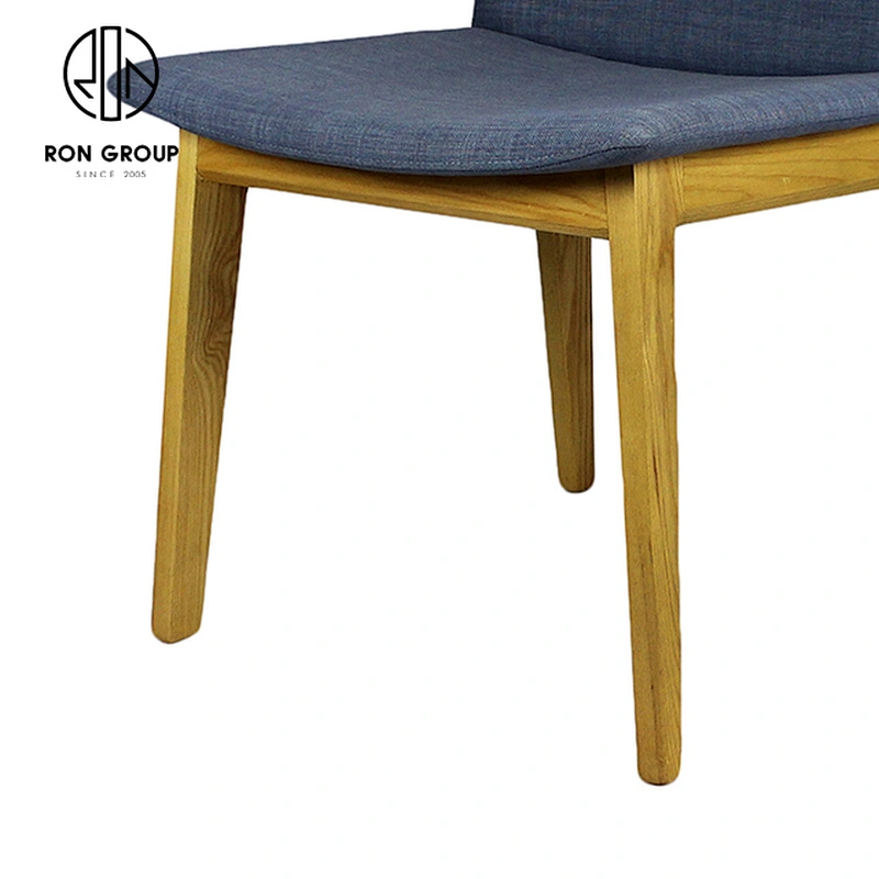 Customized Restaurant Solid Wood Frame Stackable Luxury Modern Dining Chairs