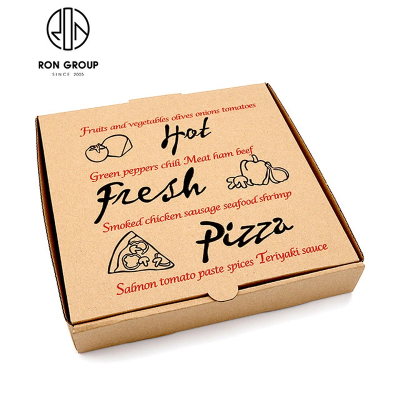 Wholesale Personalized Kraft Pizza Packaging Box
