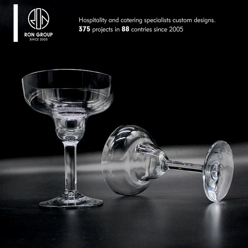 Margarita plastic red wine glass cup and long glasses cups