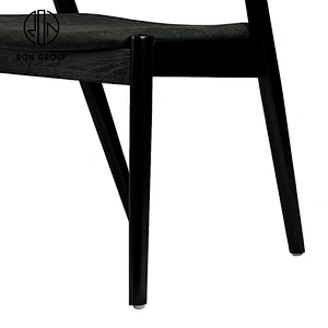 Low Back Antique Leisure Soft Seat Wooden Restaurant Dining Chairs