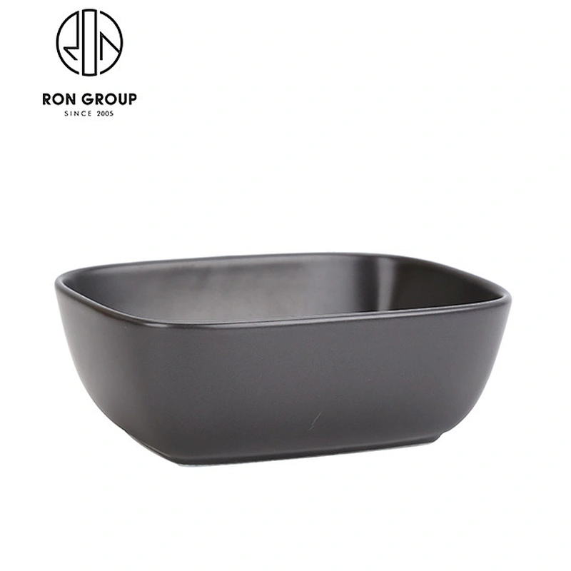 Wholesale Restaurant Matte Grey Color Round Ceramic Dinner Plate