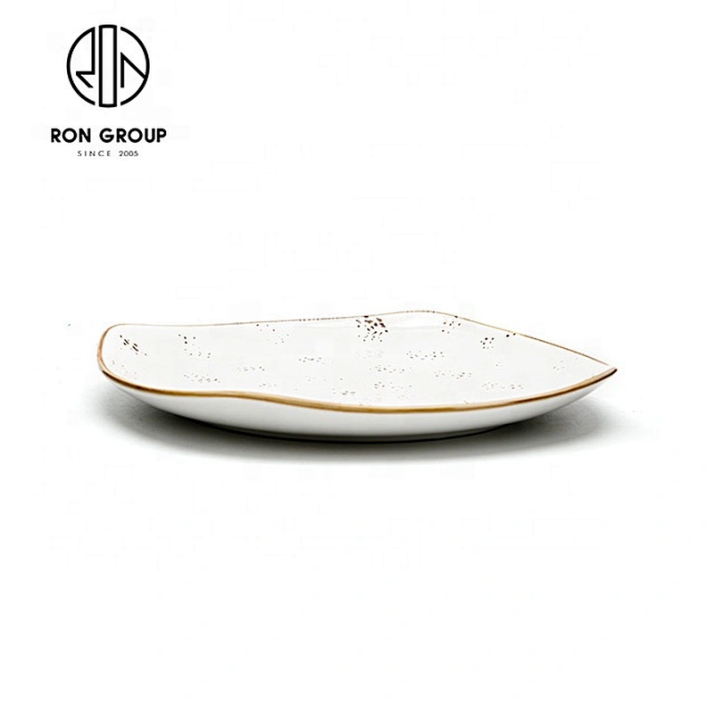 Restaurant Generic Shallow Large White Square Dinner Plates