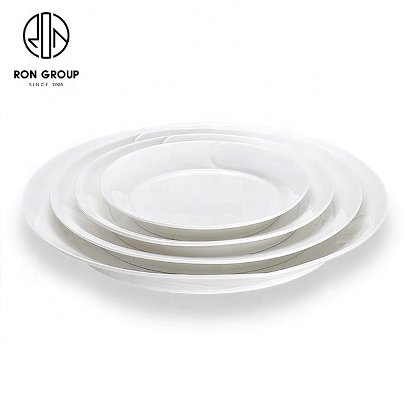 Guangzhou New Design In Style Round Soup Plate For Restaurant Used