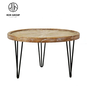 Customized High Quality Wooden Portable Dining Room Round Table