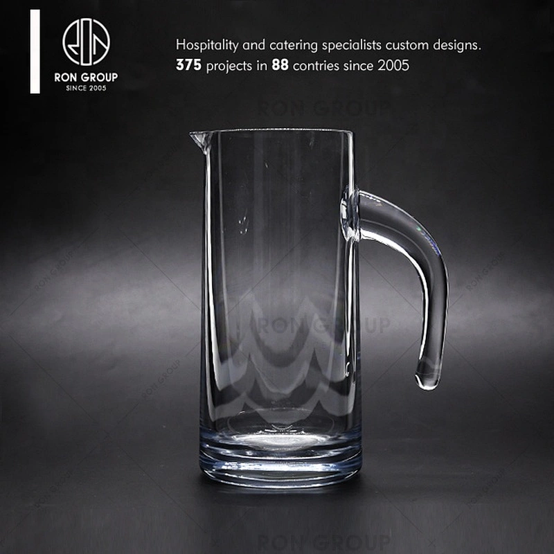 Unbreakable Plastic Cup Clear Transparent Beer Cup With Handle