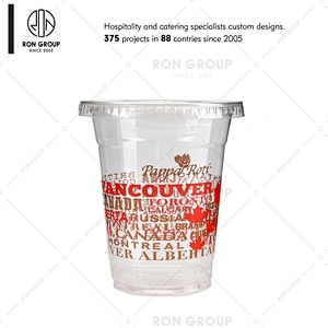 Restaurant supplier custom food grade disposable plastic cups with logo