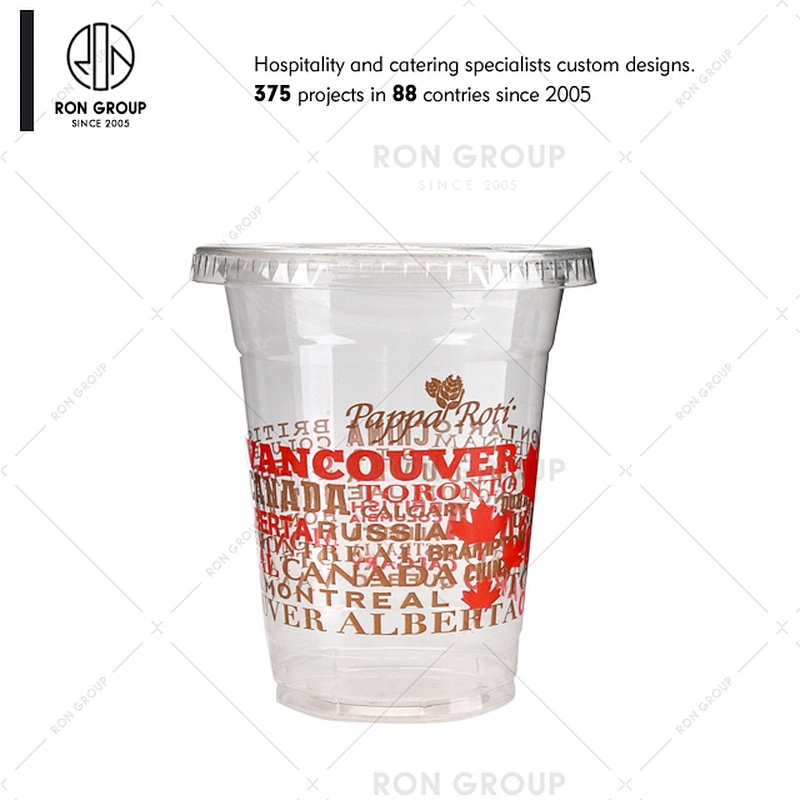 Restaurant supplier custom food grade disposable plastic cups with logo