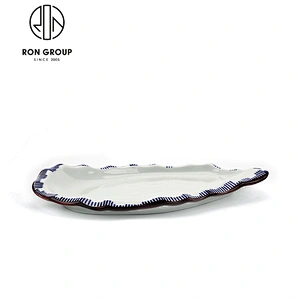 Wholesale Restaurant Ceramic Dinner Serving Plates Set