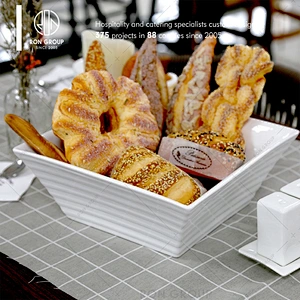 Wholesale restaurant hotel 5 inches white porcelain plates for food