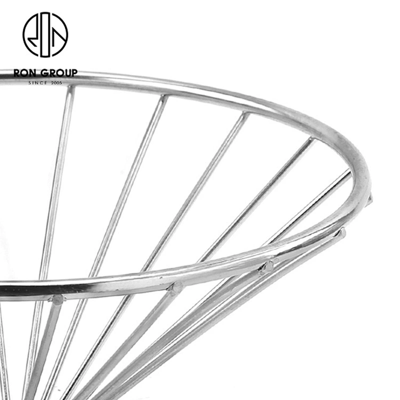 Customized Flat Straight Line Metal Wire Iron Mini Fries Rack For Sale
