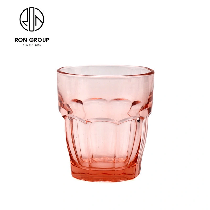 NEW Fashioned glass barwell cut Rocks glass cup
