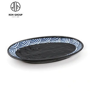 China Manufacturer Custom Boat Shape Porcelain Plate