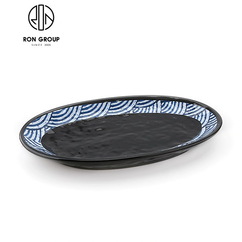 China Manufacturer Custom Boat Shape Porcelain Plate