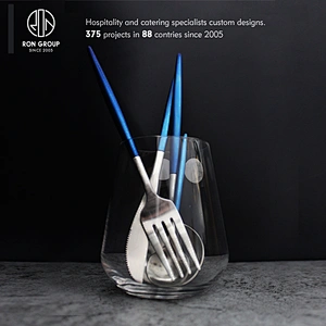 Wholesale 304 stainless steel knife and fork set for italian restaurant