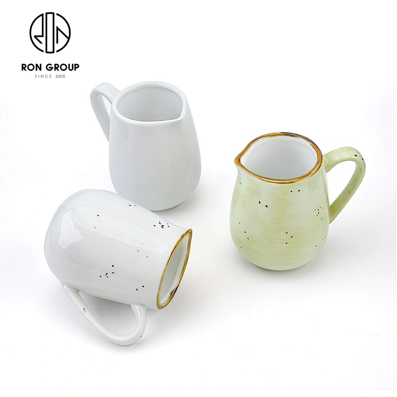 Hot Sale High Capacity Tableware Porcelain Coffee Pot Ceramic Milk Tea Cup
