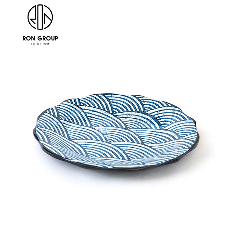 dinnerware porcelain threaded soup plate